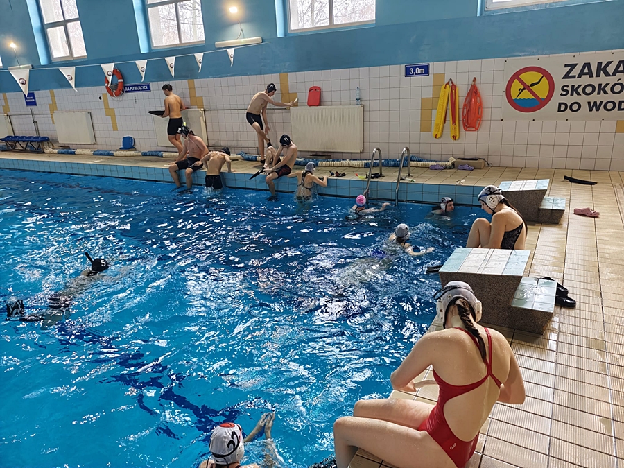 Hokej pod wodą Walenie Siemianowice Śląskie Finał WOŚP w Rudzie Śląskiej 25 I 2026